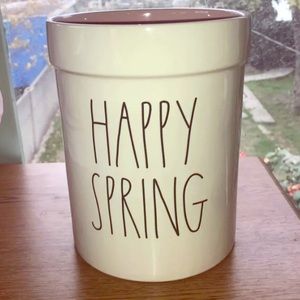 Rae Dunn HAPPY SPRING Crock
